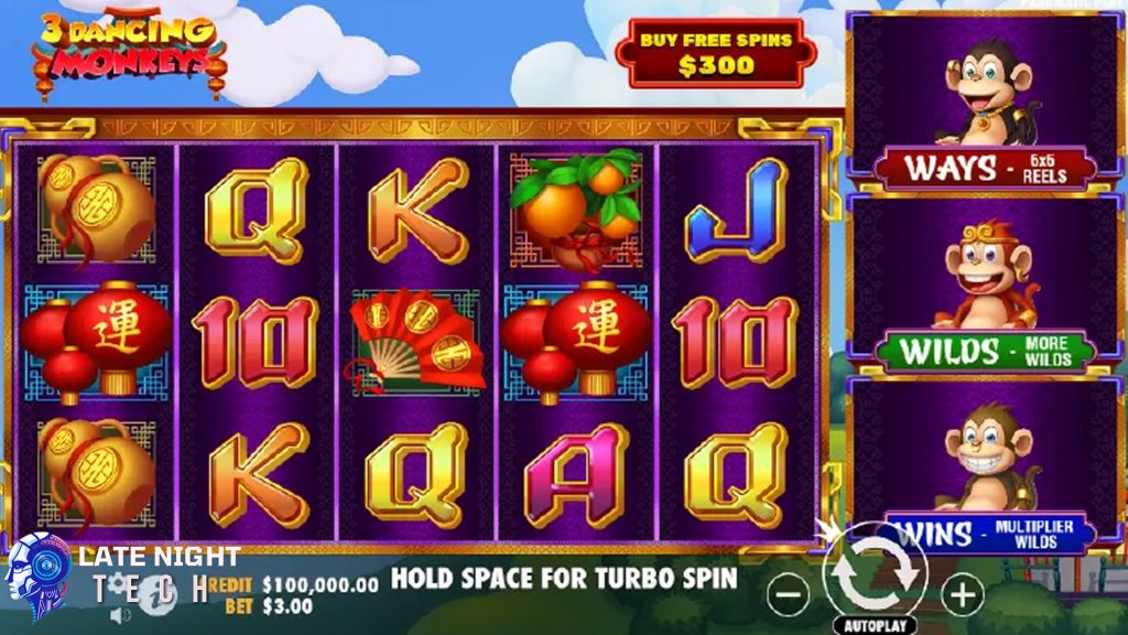 RUBY8000 Slot Online Tawarkan Sensasi 3 Dancing Monkeys!