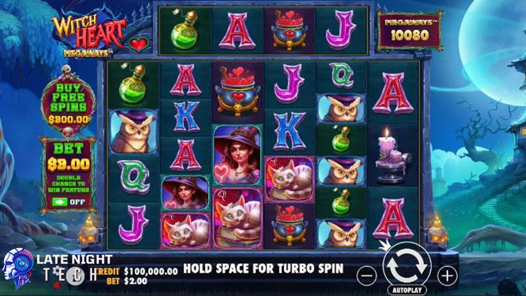 Slot Pulsa Terpercaya Serunya Witch Heart Megaways!