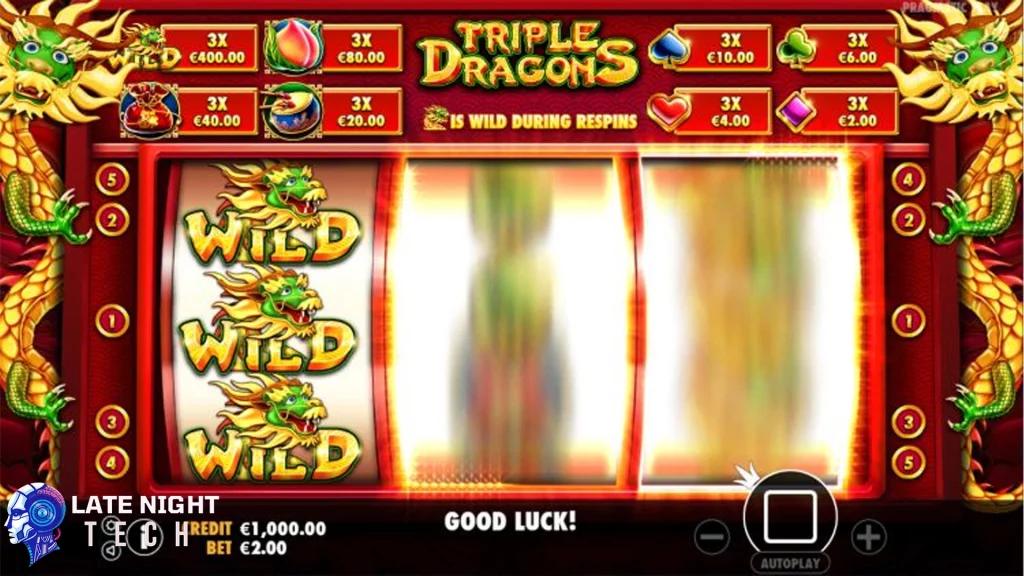 Triple Dragons 852 Kemenangan Fantastis